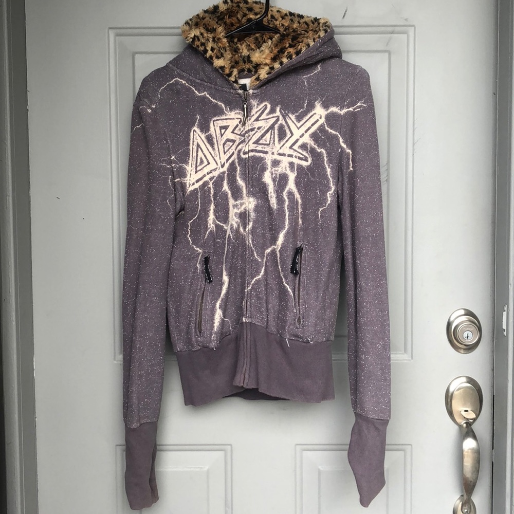 Coat With A Cheetah Hoodie.
